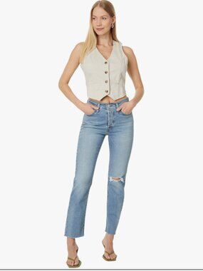 Levi's Premium Wedgie Straight Jeans, Size 30